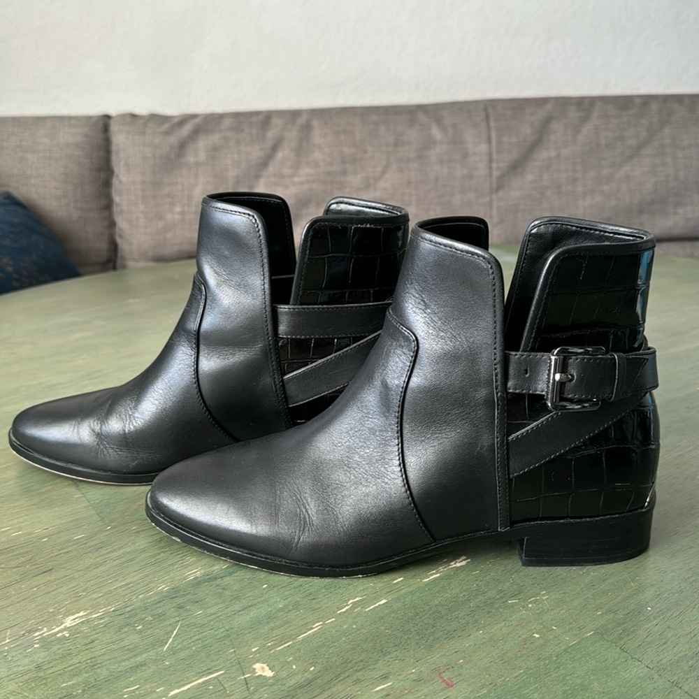 Michael Kors Salem Leather Ankle Boot